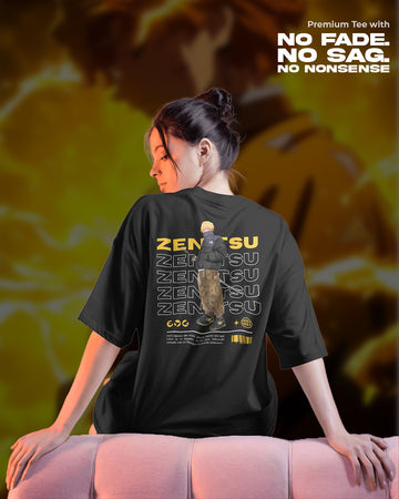 Demon Slayer X Zenitsu Street Mode T-Shirt | Unisex Regular Fit | 100% Cotton | 270 GSM