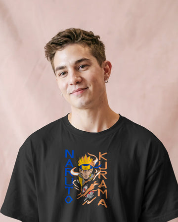 Naruto & Kurama Dual Power Tee | Unisex Regular Fit | 100% Cotton