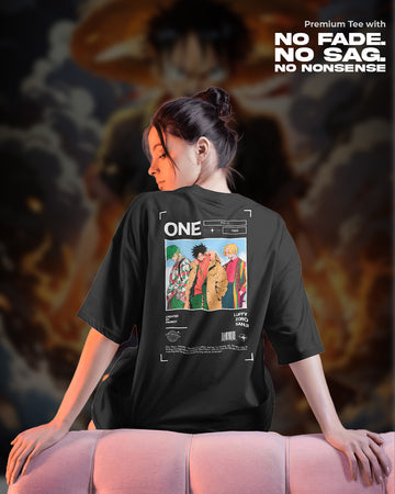 One Piece X Street Edition T-Shirt | Unisex Regular Fit | 100% Cotton | 270 GSM