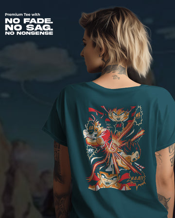 Goku & Vegeta Fusion Dragon Ball Super T-Shirt | Unisex | Oversized Fit | 270 GSM