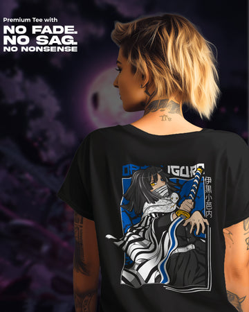 Obanai Iguro X Demon Slayer T-Shirt | Unisex | Oversized Fit | 270 GSM Cotton