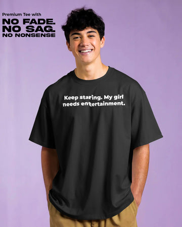 Stare Back Tee | Unisex Regular Fit | 100% Cotton | 270 GSM