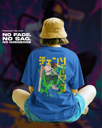 Chainsaw Man Denji Anime T-Shirt | Oversized Fit | 270 GSM Cotton