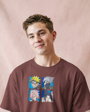 Naruto Team 7 Squad T-Shirt | Unisex Regular Fit | 100% Cotton