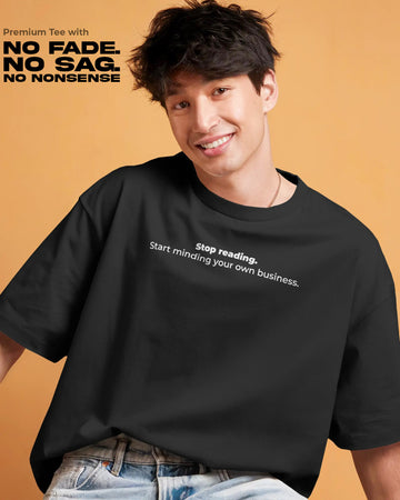 Mind Your Business Tee | Unisex Regular Fit | 100% Cotton | 270 GSM