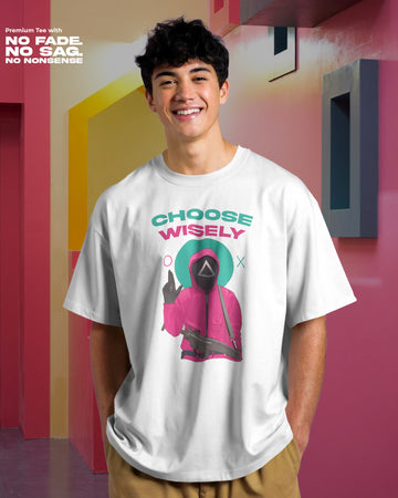Squid Game “Choose Wisely” T-Shirt | Unisex Regular Fit | 100% Cotton | 270 GSM