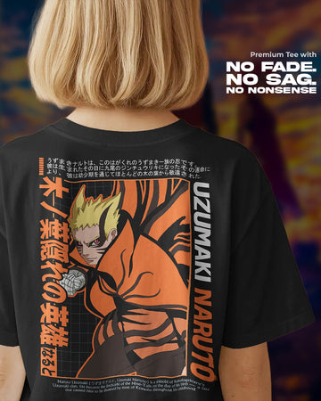 Naruto: The Drip Ninja T-Shirt | Unisex | Regular Fit | 270 GSM Cotton