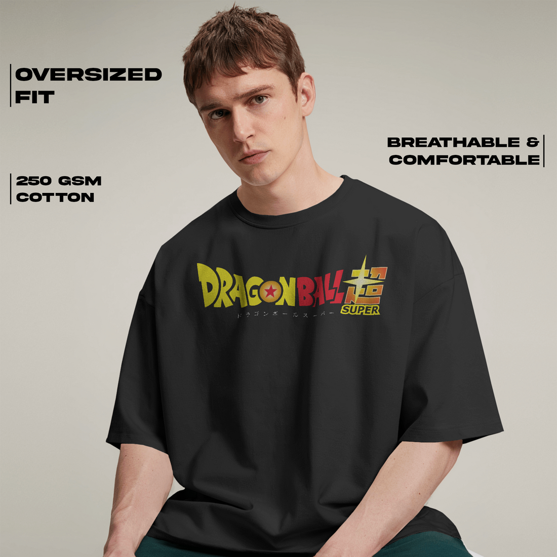 Goku Kakarot Saiyan Legend Anime T-Shirt | Oversized Fit | 270 GSM Cotton