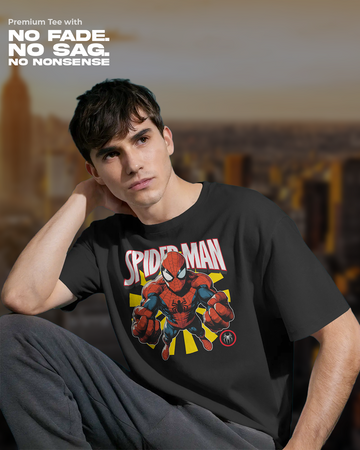 Spider-Man Web Slinger T-Shirt | Unisex Regular Fit | 100% Cotton | 270 GSM