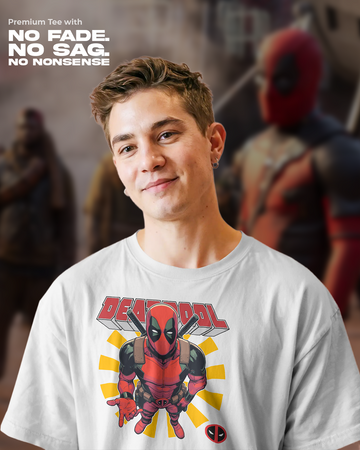 Deadpool Maximum Chaos T-Shirt | Unisex Regular Fit | 100% Cotton | 270 GSM