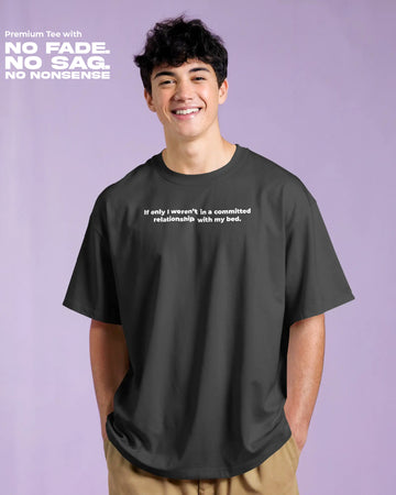 Bed Relationship Tee | Unisex Regular Fit | 100% Cotton | 270 GSM