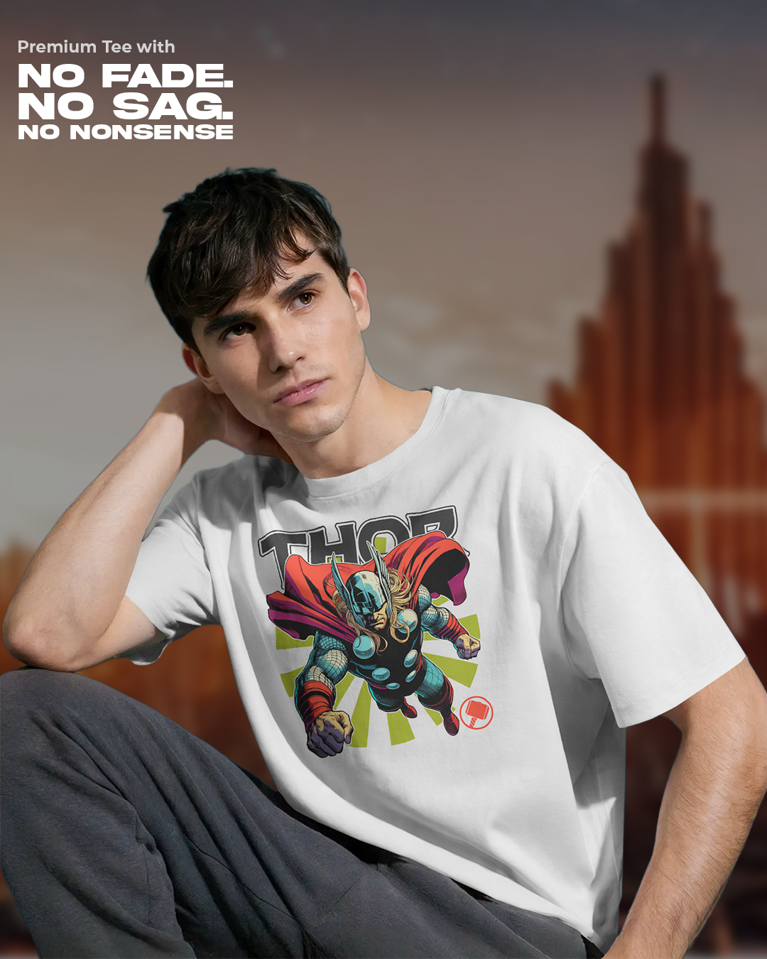 Thor God of Thunder T-Shirt | Unisex Regular Fit | 100% Cotton | 270 GSM