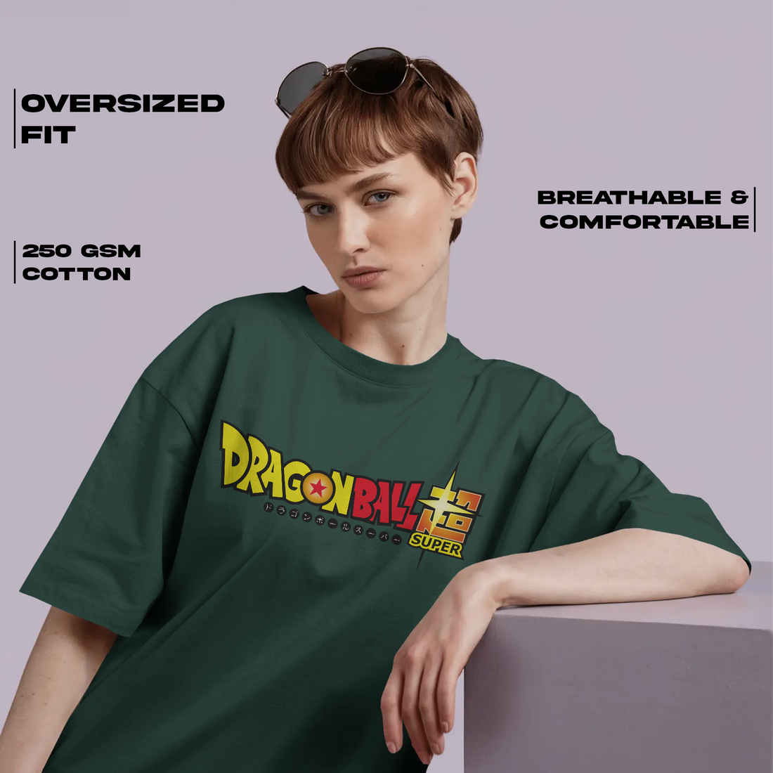 Goku x Vegeta Final Kamehameha Anime T-Shirt | Oversized Fit | 270 GSM Cotton