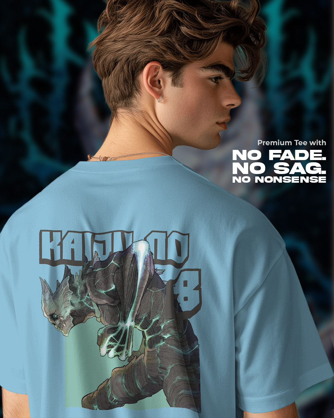 Kaiju No. 8 Ultimate Form T-Shirt | Unisex | Oversized Fit | 270 GSM Cotton