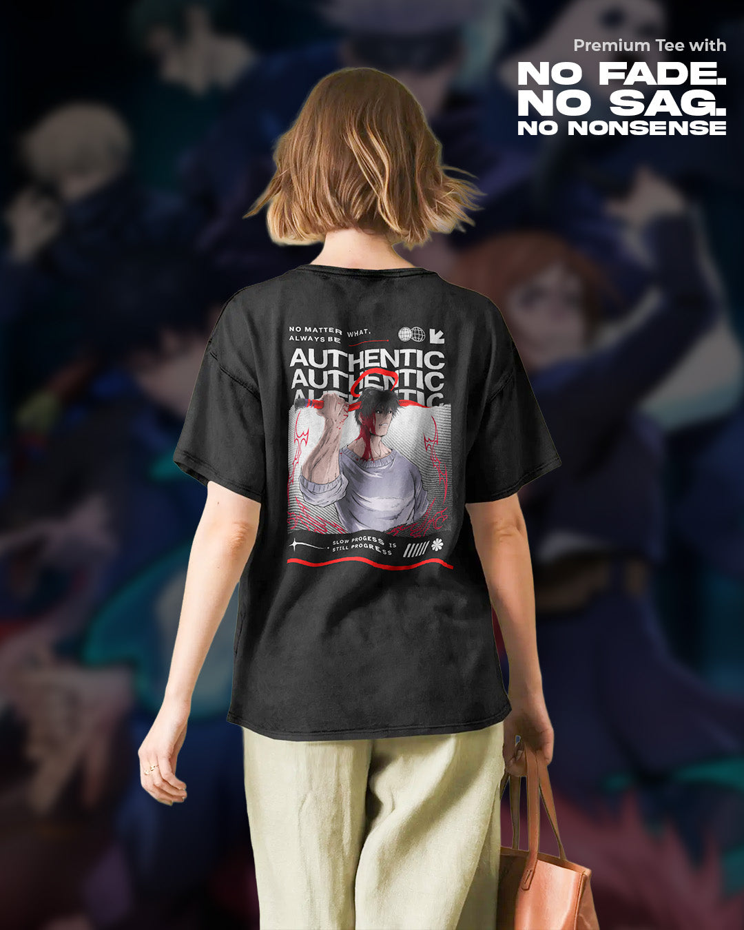 Jujutsu Kaisen X Authentic Curse T-Shirt | Unisex Regular Fit | 100% Cotton | 270 GSM