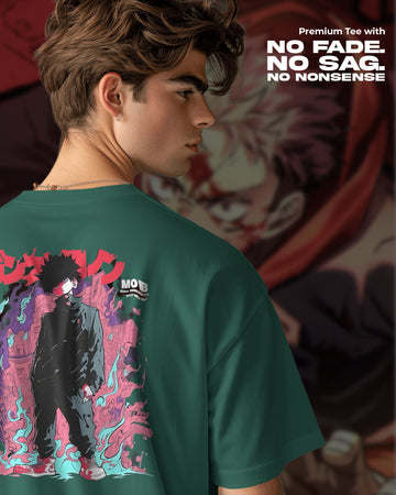Megumi Fushiguro Ten Shadows Jujutsu Kaisen Anime T-Shirt | Unisex | Oversized Fit | 270 GSM Cotton