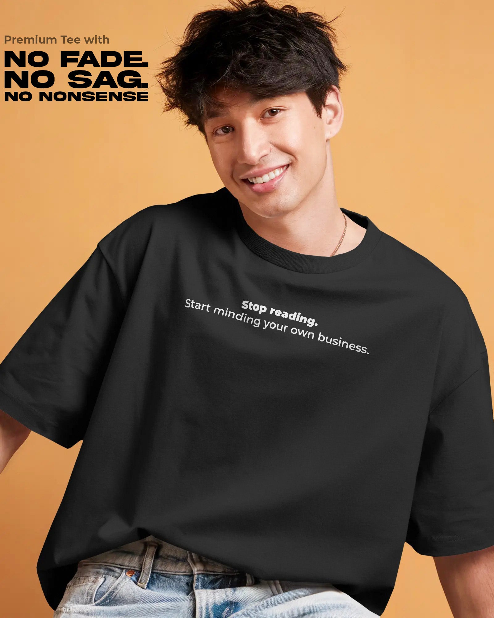 Mind Your Business Tee | Unisex Regular Fit | 100% Cotton | 270 GSM