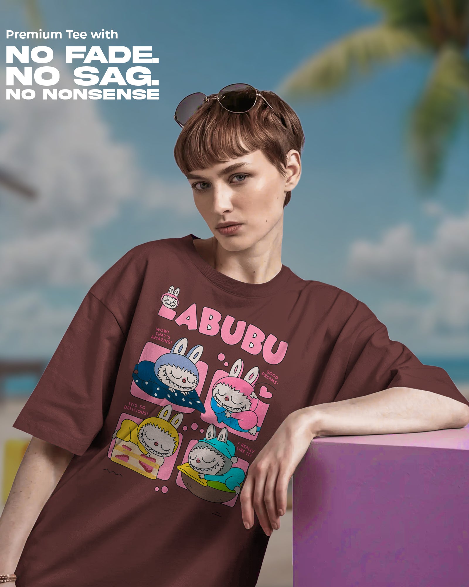 Labubu “Dreamland” T-Shirt | Female Regular Fit | 100% Cotton | 270 GSM