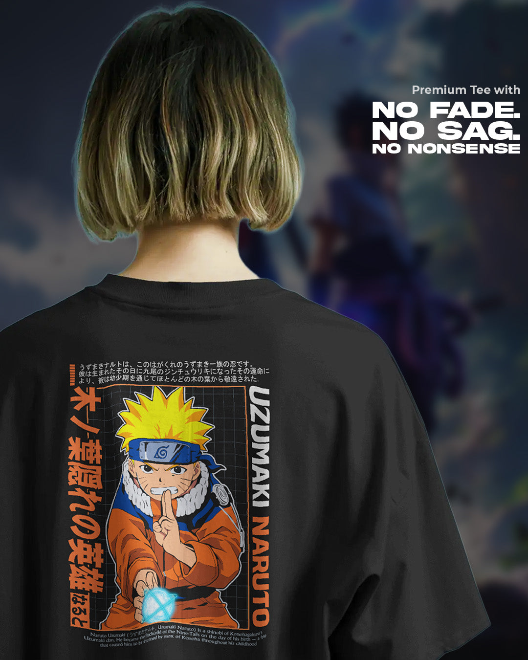Naruto: Believe & Bleed T-Shirt | Unisex | Regular Fit | 270 GSM Cotton