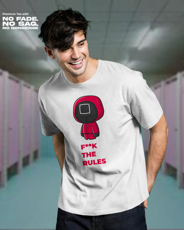 Squid Game “Rule Breaker” T-Shirt | Unisex Regular Fit | 100% Cotton | 270 GSM
