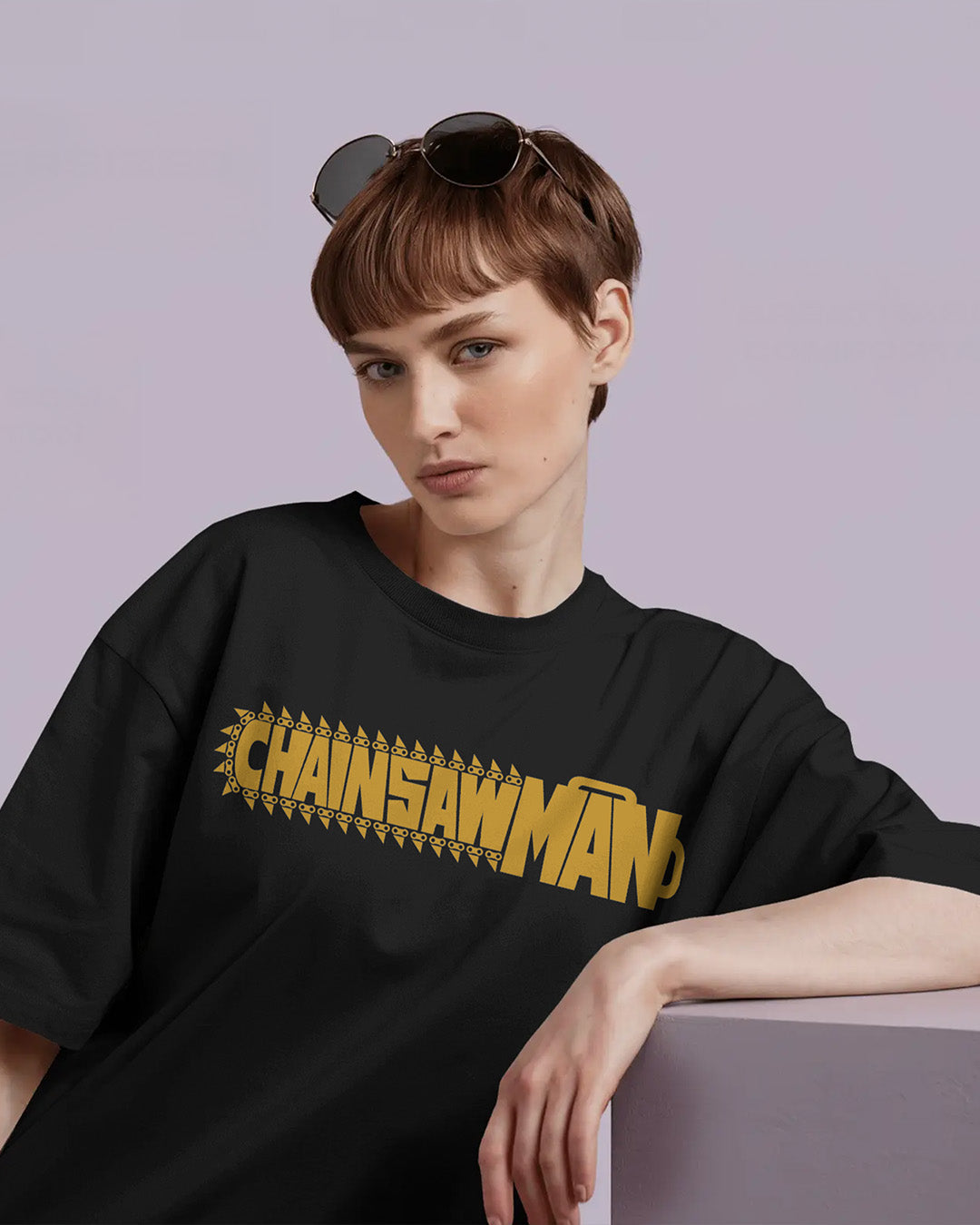 Chainsaw Man Himeno Ghost T-Shirt | Oversized Fit | 270 GSM Cotton